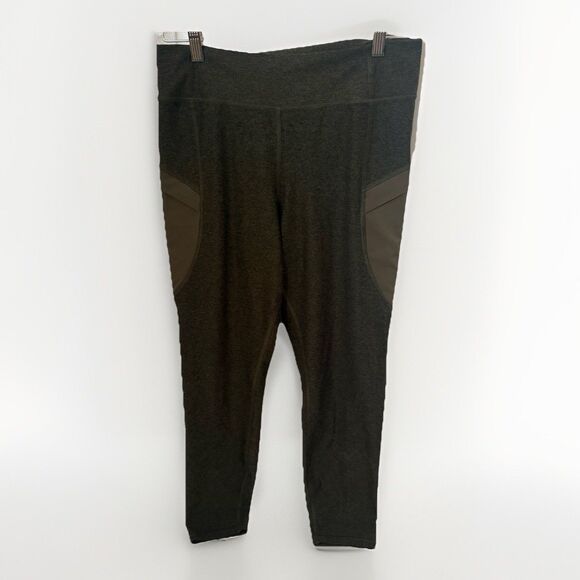 Old Navy Pants - Old Navy Cloud+ Leggings Green Conifer Buttery Soft Side Pockets Gym Casual Lg